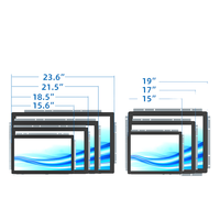 23.6\" New USB LED Open Frame Touch LCD Monitor with Network Display Featuring a Convenient Touch Screen Interface