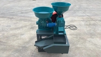 Machine de polissage de riz pour éplucher le riz Fraisage automatique des grains de maïs par petit moulin à riz multifonctionnel domestique