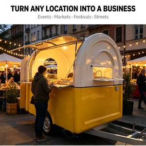<span class=keywords><strong>Remorque</strong></span> de camion-restaurant en aluminium, cuisine mobile pour la restauration rapide, hot-dogs, glaces, hamburgers, bonbons, chips, équipement complet pour une utilisation en extérieur - Product Image 5