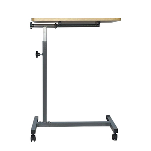 Table portative d'acier inoxydable d'<span class=keywords><strong>accessoires</strong></span> de <span class=keywords><strong>lit</strong></span> médical Durable de haute qualité pour la matière plastique de mobilité facile - Product Image 2