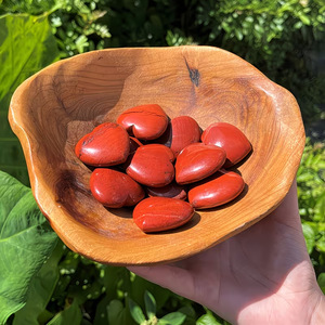 หินแจสเปอร์สีแดงรูปหัวใจ ขายส่ง หินคริสตัลบำบัดธรรมชาติ สำหรับตกแต่งบ้านและสำนักงาน ของขวัญวันหยุดสุดพิเศษ - Product Image 4