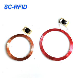 사용자 정의 13.56Mhz NFC RFID 태그 코일 ISO14443A <span class=keywords><strong>1k</strong></span> 칩 스마트 전자 장치 열쇠 고리 125Khz 주파수 구리 재료 - Product Image 1