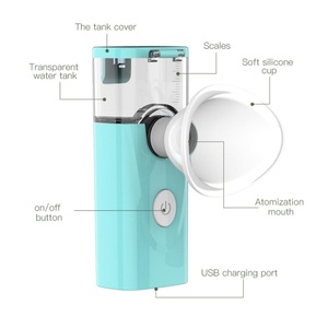 Eye Drops Nebulizer Moisturizer Nano Mini Handy Mist Sprayer Refillable and Portable Beauty Facial <b>Steamer</b> for Eye Care - Product Image 2