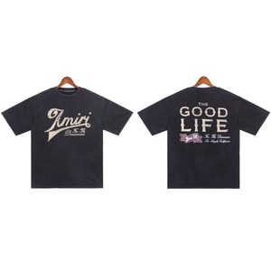 เสื้อยืดแขนสั้นคอตตอนแท้ทรงหลวมพิมพ์ลายตัวอักษร สไตล์สตรีทแฟชั่นใหม่ปี 2026 ระบายอากาศได้ดี ไม่ยับ ใส่ได้ทั้งชายและหญิง - Product Image 3
