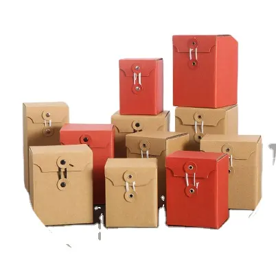 卸売カスタムチリソース紙箱茶包装ギフトボックスフリップクラフト紙箱