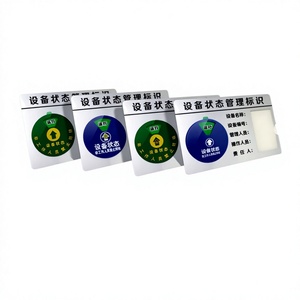 Magnetic Rotating Equipment Status Sign Management Indicator Card Operation Status Label <b>Machine</b> <b>Running</b> Idle Maintenance - Product Image 6