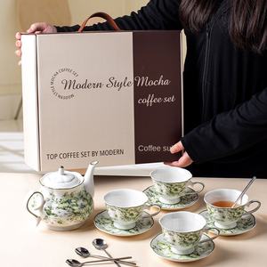 Original Français Vintage Style Mary Thé Tasse Soucoupe Ensemble Pastorale Porcelaine Céramique Après-Midi Thé Théière Coffret Cadeau pour Nourriture - Product Image 3