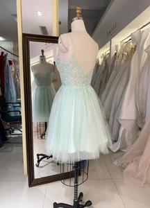 Nuevo vestido <span class=keywords><strong>de</strong></span> fiesta <span class=keywords><strong>de</strong></span> graduación verde menta lindo traje corto proveedores vestido <span class=keywords><strong>de</strong></span> fiesta corto <span class=keywords><strong>para</strong></span> <span class=keywords><strong>adolescentes</strong></span> - Product Image 5