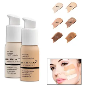 Hot selling women's makeup foundation waterproof long-lasting facial concealer private brand liquid foundation daily makeup