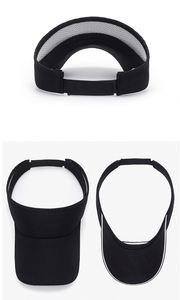 Viseras Deportivas al por Mayor para Golf y Running, con Logotipo Bordado Personalizado, de Secado Rápido, Ala Ancha, Transpirables, de Algodón Tipo Sandwich - Product Image 6