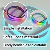 Diffuseurs en silicone flexibles 10x10mm, tube en silicone linéaire pour néon LED, diffuseur de lampe, bande LED 1010