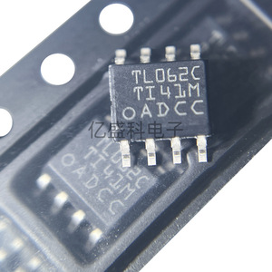 Amplificateur opérationnel double canal Texas Instruments TL062C SOIC-8, puce 7V 36V, montage en surface - Product Image 1