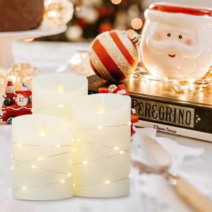<span class=keywords><strong>Bougies</strong></span> de Noël d'éclairage audio et vidéo professionnelles pour les mariages et Diwali Décoration de maison festive et décorations de jouets de fête - Product Image 4