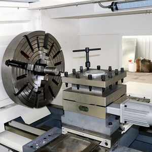 Máy tiện <span class=keywords><strong>CNC</strong></span> ck6180 ngang hạng nặng với độ chính xác cao 4 trạm tháp pháo GSK điều khiển trục chính duy nhất để gia công kim loại - Product Image 4