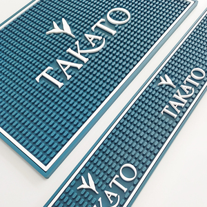 Custom Logo <b>Silicone</b> Bar <b>Mat</b> Non Slip Bar Runner Spill <b>Mat</b> Drip Tray Countertop <b>Mat</b> for Barware Drinkware Coasters - Product Image 6
