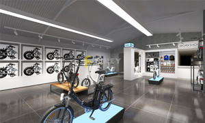 Expositor de Bicicletas de Madera para Tienda, Diseño Personalizado, Decoración para Tienda de Bicicletas, Mostradores para Tienda de Bicicletas - Product Image 4