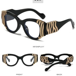 Özelleştirilmiş lüks kişiselleştirilmiş gözlük çerçevesi moda gösterisi gözlük çerçevesi Anti mavi ışık - Product Image 6