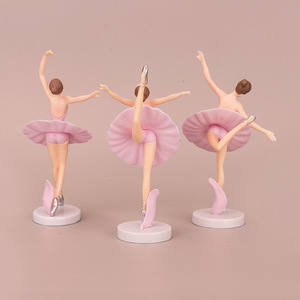Ballerine fille Figure <span class=keywords><strong>belle</strong></span> fille princesse poupée enfants jouet gâteau décoration cadeau d'<span class=keywords><strong>anniversaire</strong></span> - Product Image 4