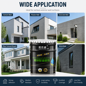 Matte Black Latex <b>Paint</b>, Special for Engineering, Water-Based Black <b>Coating</b> for Factory and Basement Interior Walls - Product Image 5