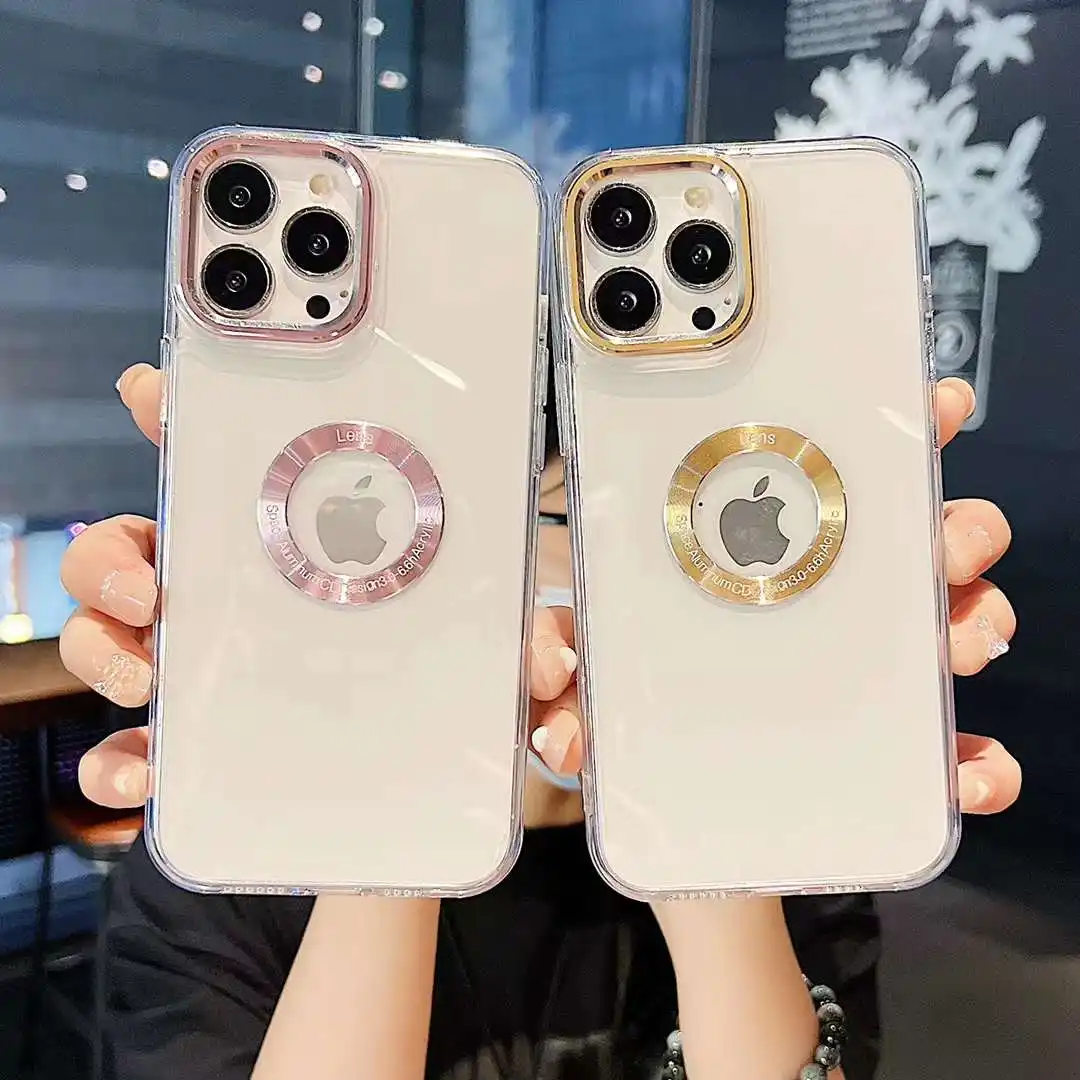 Luxury Phone Case Soft Cover Chrome Metal Case For iPhone 14 13 13 Pro Max 12 12 Pro Max 11 Xs Mas XR Xs 14 Max