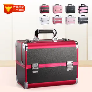 professional Travel Train Rolling Trolley Beauty Makeup Vanity Case Portable Beauty Cosmetic Makeup Nail Art case