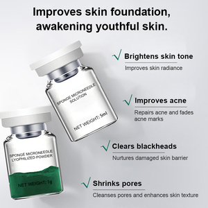 99% Spicule Peel Sérum Algues Éponge <span class=keywords><strong>Microneedling</strong></span> pour le traitement de l'acné Acide hyaluronique Bio Visage pour le nez Forme liquide - Product Image 4