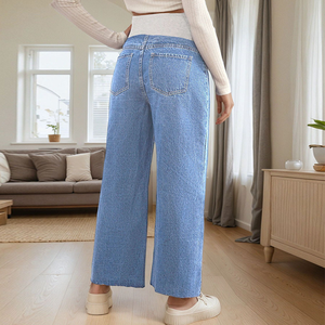 Pantalones de Maternidad Ajustables de Cintura Alta para Mujeres Embarazadas, <span class=keywords><strong>Ropa</strong></span> de Maternidad Cómoda al por Mayor para Mujeres Embarazadas - Product Image 6