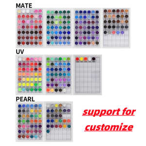 Pintura Facial y Corporal No Tóxica con Brillo Perlado <span class=keywords><strong>para</strong></span> <span class=keywords><strong>Maquillaje</strong></span> Diario, Nuevo Diseño Personalizado con Certificación <span class=keywords><strong>de</strong></span> Seguridad, Sombra <span class=keywords><strong>de</strong></span> Ojos - Product Image 5