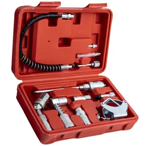 Lubrification Graisse Pistolet L'aide Tuyaux Raccords Raccords Aiguille Nez Adaptateur Outil Kit