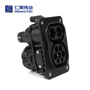 CCS2 EV Charging Socket Connector Electric Vehicle DC Current 80A 100A 150A 200A 850V Type 2 Combined Charging System