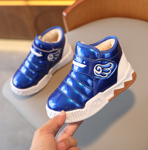 Bottes de neige pour enfants, chaussures d'hiver, nouvelles bottes thermiques mi-hautes à semelles souples pour garçons et filles - Product Image 5