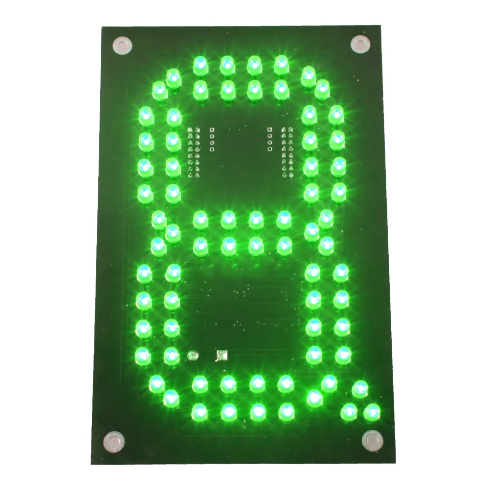 Prix bon marché de petite taille 6 pouces LED chiffre 8 affichage haute luminosité LED affichage numérique du numéro de prix pour station service