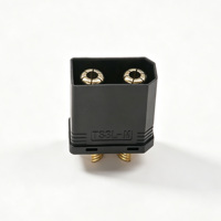 Connecteur anti-étincelles Amass TS8L-M, borne plaquée or haute intensité, connecteur d'alimentation 2 broches pour trottinette électrique