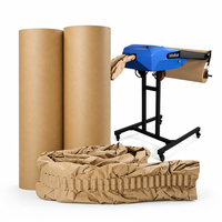 Coussinets en papier kraft durable, protecteurs logistiques, écologiques, antichoc, résistants aux chutes, matériau de remplissage pour expédition