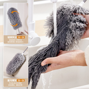 Electrostatic <b>Duster</b> Gray Ellipse Head 280cm For Ceiling Fans And Roof <b>Cleaning</b> - Product Image 1
