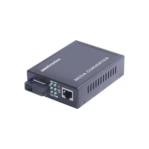Prezzo ragionevole ODM OEM TX1310/RX1550nm SMF 40km 60km 100 Bidi Base non gestito Gigabit Ethernet SC Media Converter