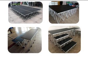 Chất Lượng Cao Nhôm Tổ Chức Sự Kiện Sân Khấu Ngoài Trời Buổi Hòa Nhạc Dễ Dàng Cài Đặt Đóng Mở Di Động Sân Khấu Vòng Nền Tảng Vòng Sân Khấu - Product Image 6