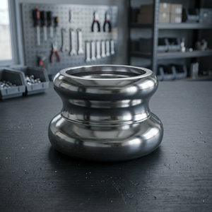 Support de pied moderne en fonte d'aluminium poli pour lit, salle à manger, extérieur et salon, accessoire de meuble en métal - Product Image 3