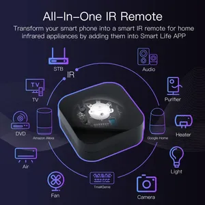 <span class=keywords><strong>MOES</strong></span> Tuya ZigBee Smart <span class=keywords><strong>IR</strong></span> Télécommande universelle infrarouge pour Smart Home Works Alexa Google Home Plastique durable - Product Image 3