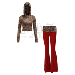 Completo da <span class=keywords><strong>donna</strong></span> Y2K personalizzato con felpa con cappuccio e zip, <span class=keywords><strong>tuta</strong></span> sportiva autunno/inverno, tinta unita, ricamato, con pantaloni a gamba larga svasati - Product Image 1