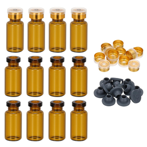 Frasco de Vidrio Sódico-Cálcico Marrón con Gotero, Serigrafía, para Gotas Oftálmicas e Infusiones, Tamaños Personalizados (5ml-120ml), Empacado en Cartón - Product Image 1