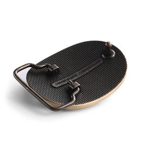 Boucle de ceinture pour homme en laiton doré de style rétro européen, boucle à dégagement rapide - Product Image 5