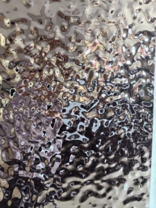 사용자 정의 크기 물 잔물결 스테인리스 스틸 시트 양각 금속 벽 및 천장 패널 - Product Image 5