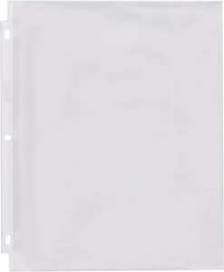 8*11.5inch <span class=keywords><strong>Durable</strong></span> văn phòng sản phẩm rõ ràng Tấm bảo vệ cho 3 lỗ chất kết dính - Product Image 4