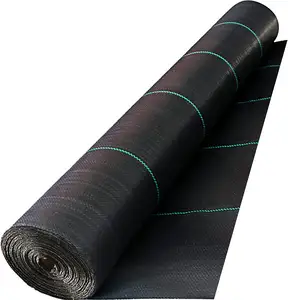 Полипропиленовый материал, коврик для сорняков, черная ткань с защитой от УФ