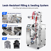 Machine verticale de remplissage et de scellage de poudre, machine d'emballage automatique de sachets de mélange de chocolat et de sucre avec revêtement en téflon