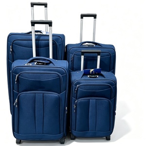 Offre Spéciale : Ensemble de Bagages en Tissu EVA Souple, 4 Pièces, <span class=keywords><strong>Valise</strong></span> à Roulettes Extensible, 2 Roues, Style Vintage, Bagage Cabine de Voyage - Product Image 3