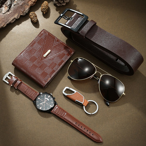 Hợp thời trang của nam giới kinh doanh Thạch Anh Da Xem với kính quay số cửa sổ hợp kim trường hợp con trỏ hiển thị trình bày trong phong cách của nam giới Hộp quà tặng - Product Image 2