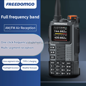 Wholesale Freedomgo FM-70PRO Portable <b>Walkie</b> <b>Talkie</b> 5W Dual Band UHF/VHF Long Range Handheld Two Way <b>Radio</b> Type-C Charging - Product Image 5