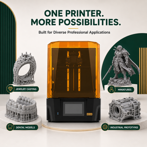 Imprimante 3D en résine de précision avec double guide linéaire pour la fabrication de bijoux et l'impression de modèles dentaires - Product Image 2